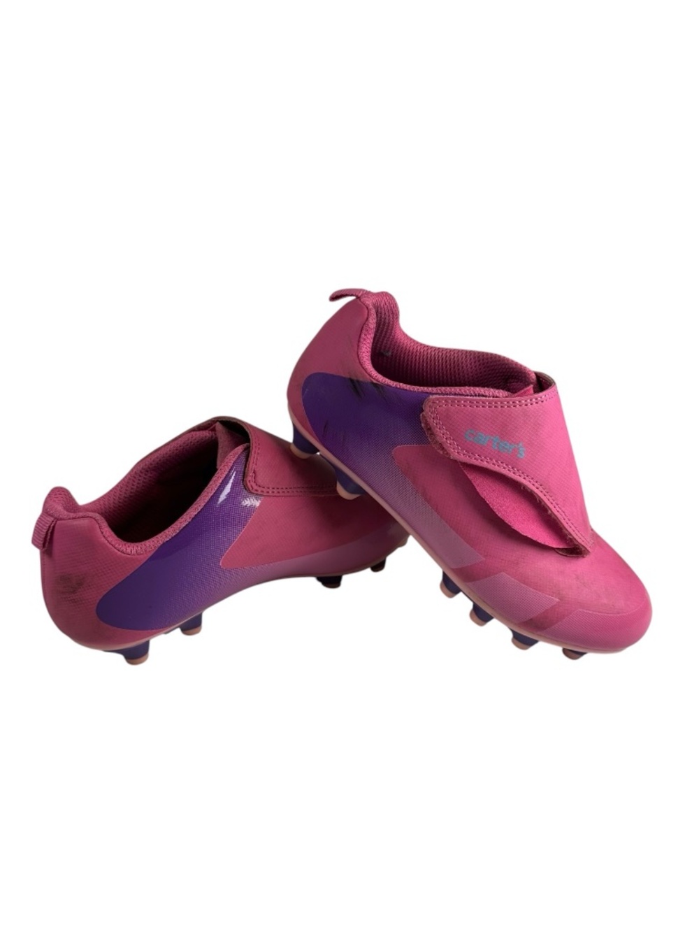 Carter's Girls Soccer Cleats Pink Purple Size 1M Fica Sport Cleat